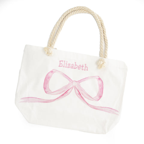 Pink Bow Tote - preorder for 5/25