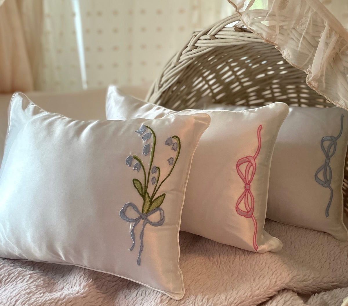 Satin Baby Pillow Over The Moon Gift