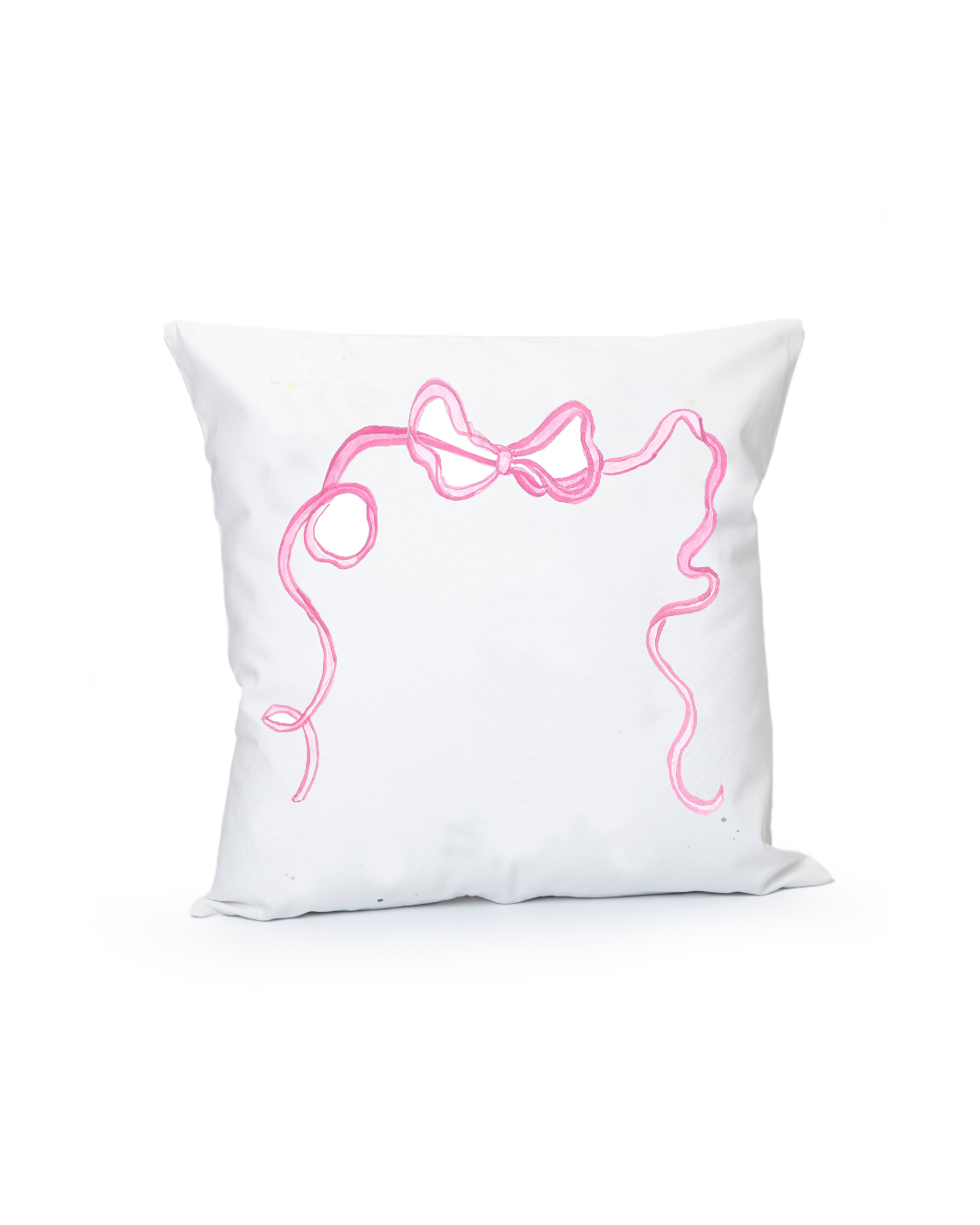 Pink Bow Pillow