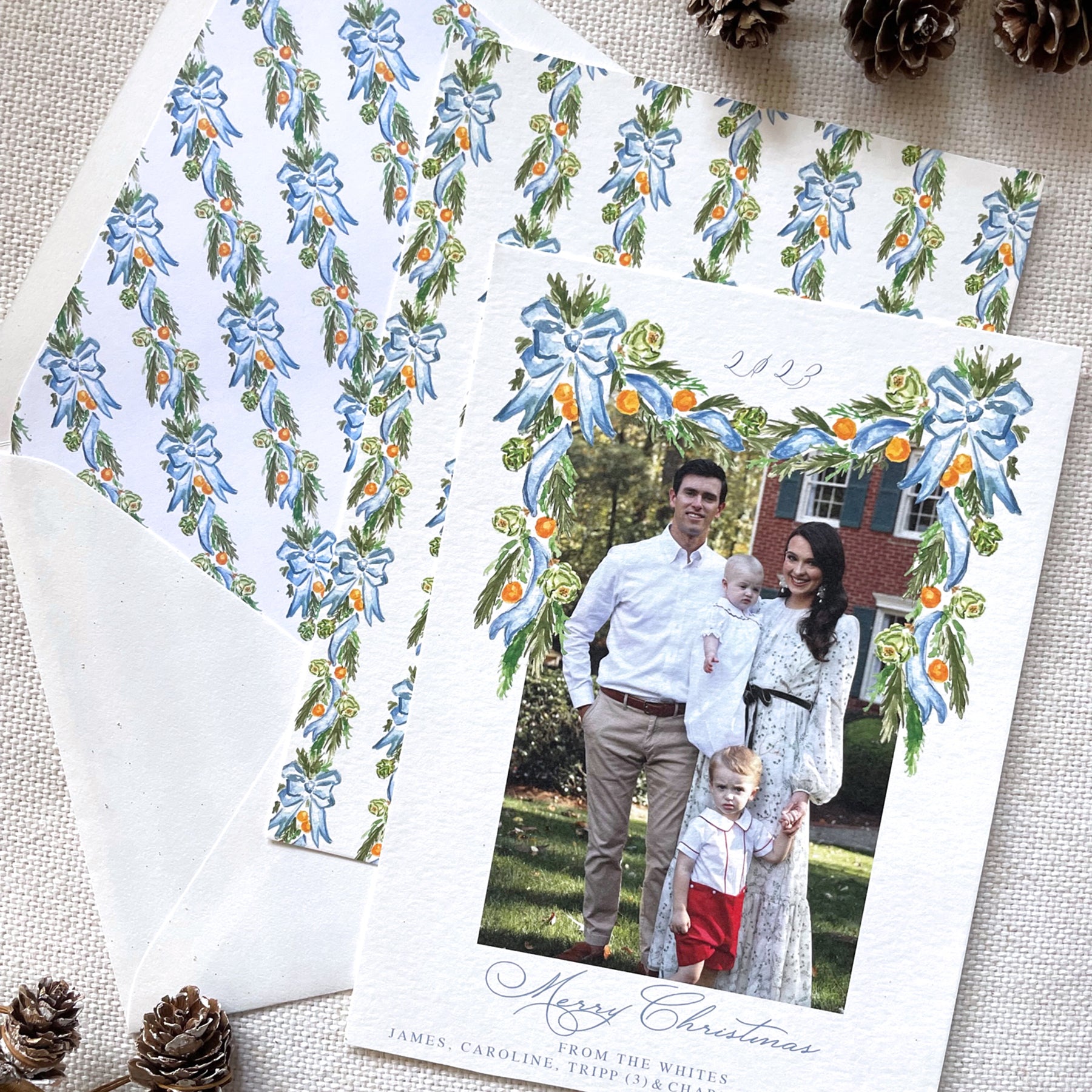 CLASSICALLY CAROLINE X OTMG Haute Holiday Cards