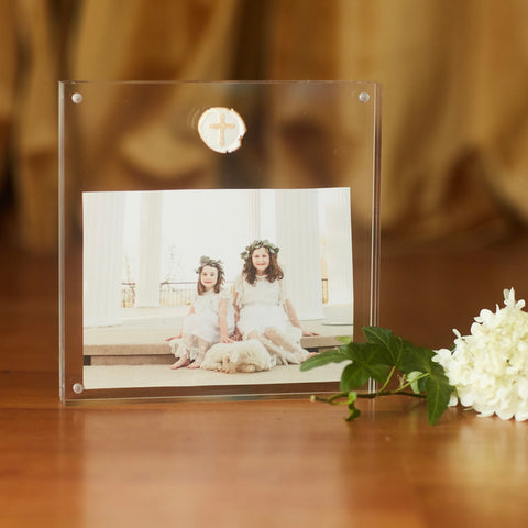 Cross Intaglio Acrylic Frame