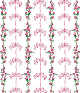 Floral Bow Minky Blanket