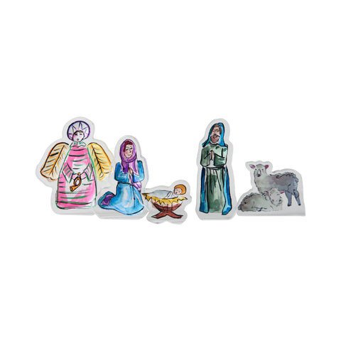 NATIVITY Acrylic Character Set