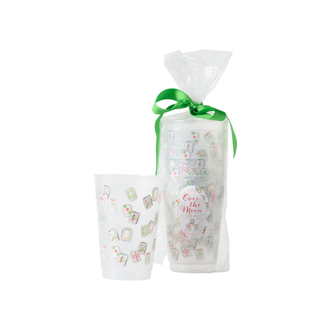 Mahjong Frosted Cups