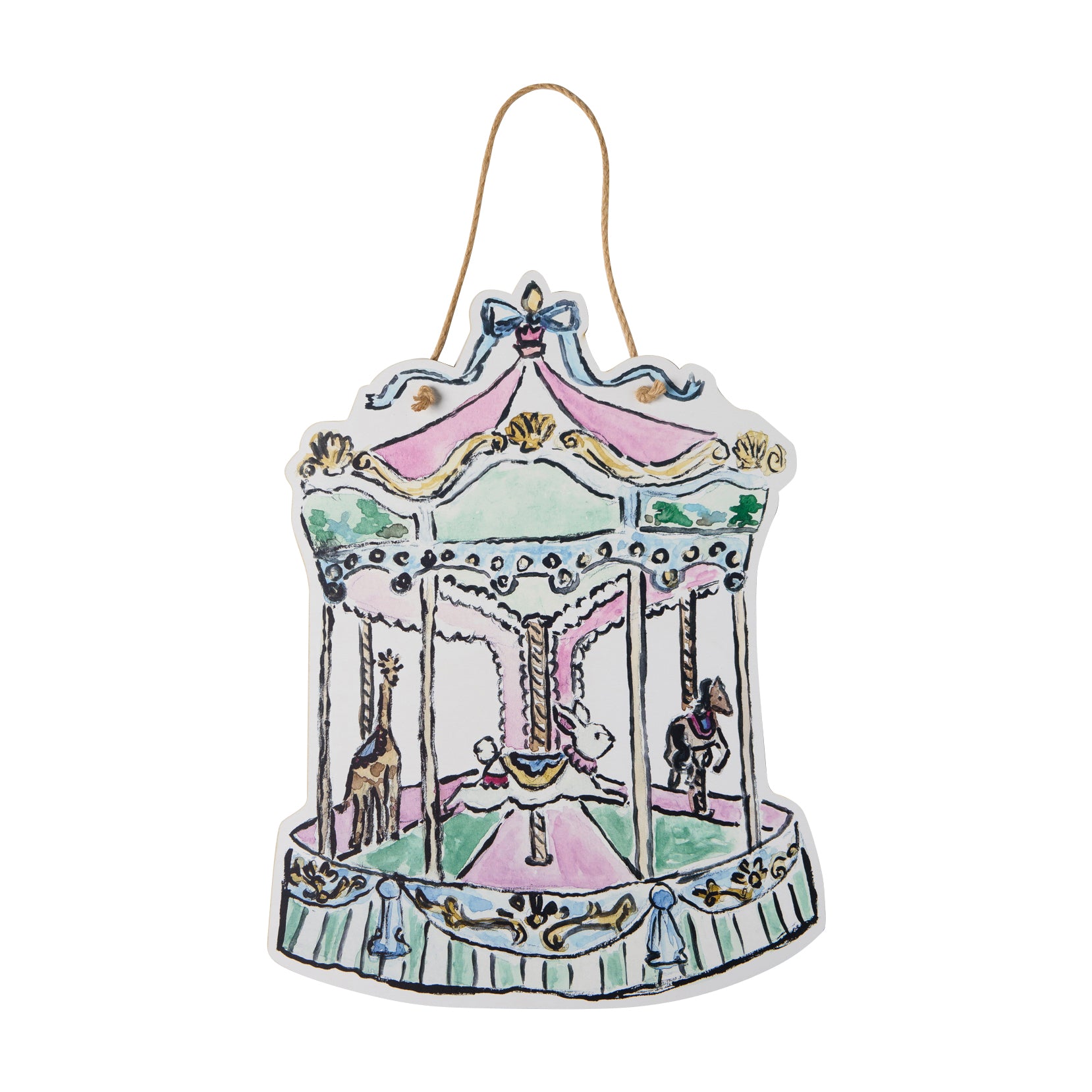 Carousel Hanger - Pink