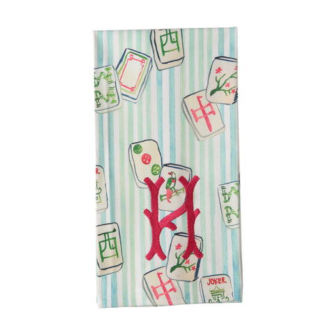 Mahjong Tea Towel - preorder for 10/5
