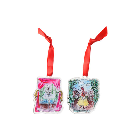 Famous Ballets Acrylic Ornament Set - Swan Lake and Giselle