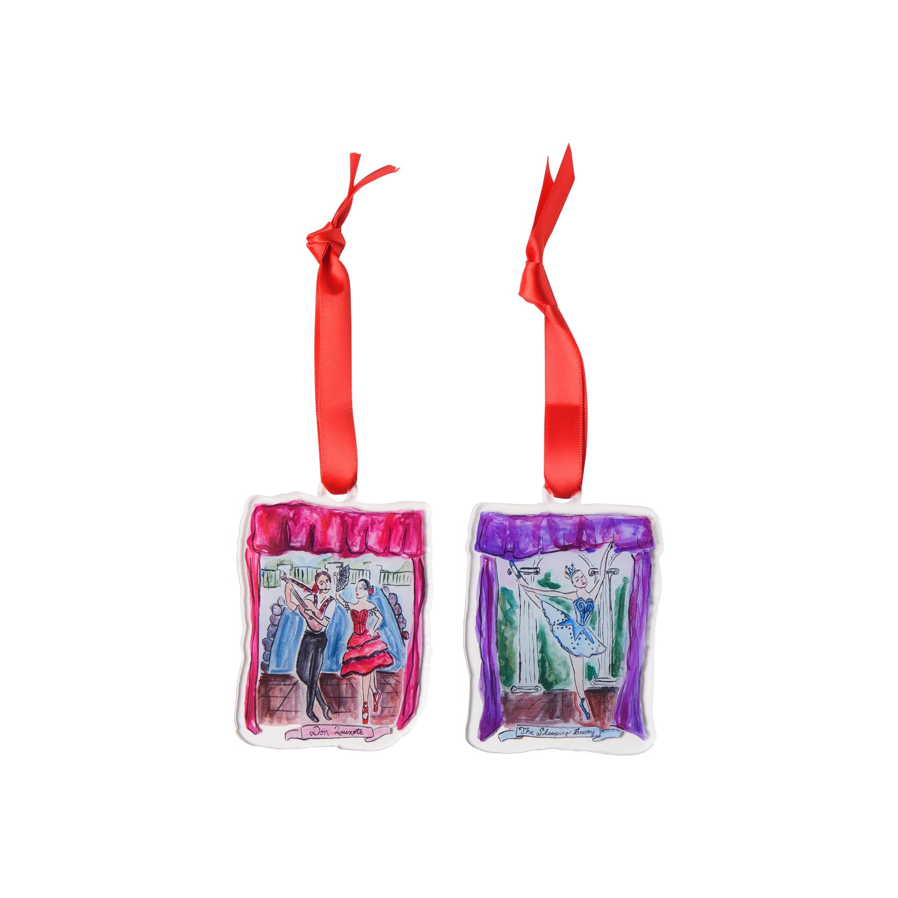 Famous Ballets Acrylic Ornament Set - Don Quixote and Sleeping Beauty