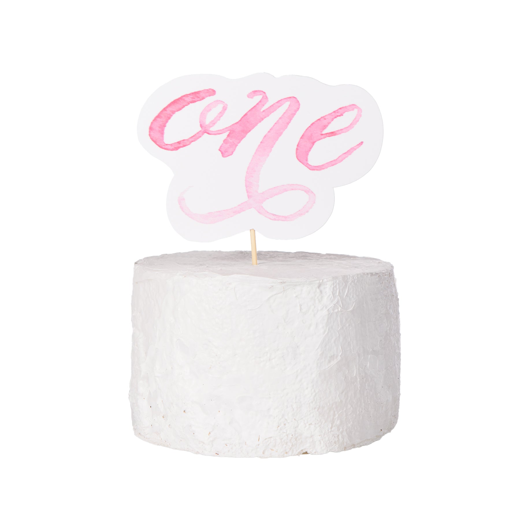 ONE Cake Topper - Pink