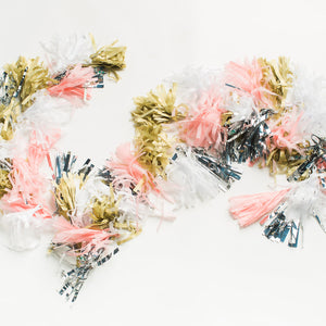 Extra Long Assembled Tassel Garland - Blue