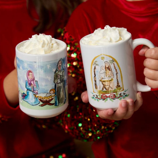 "Nativity Holy Family" Holiday Mug
