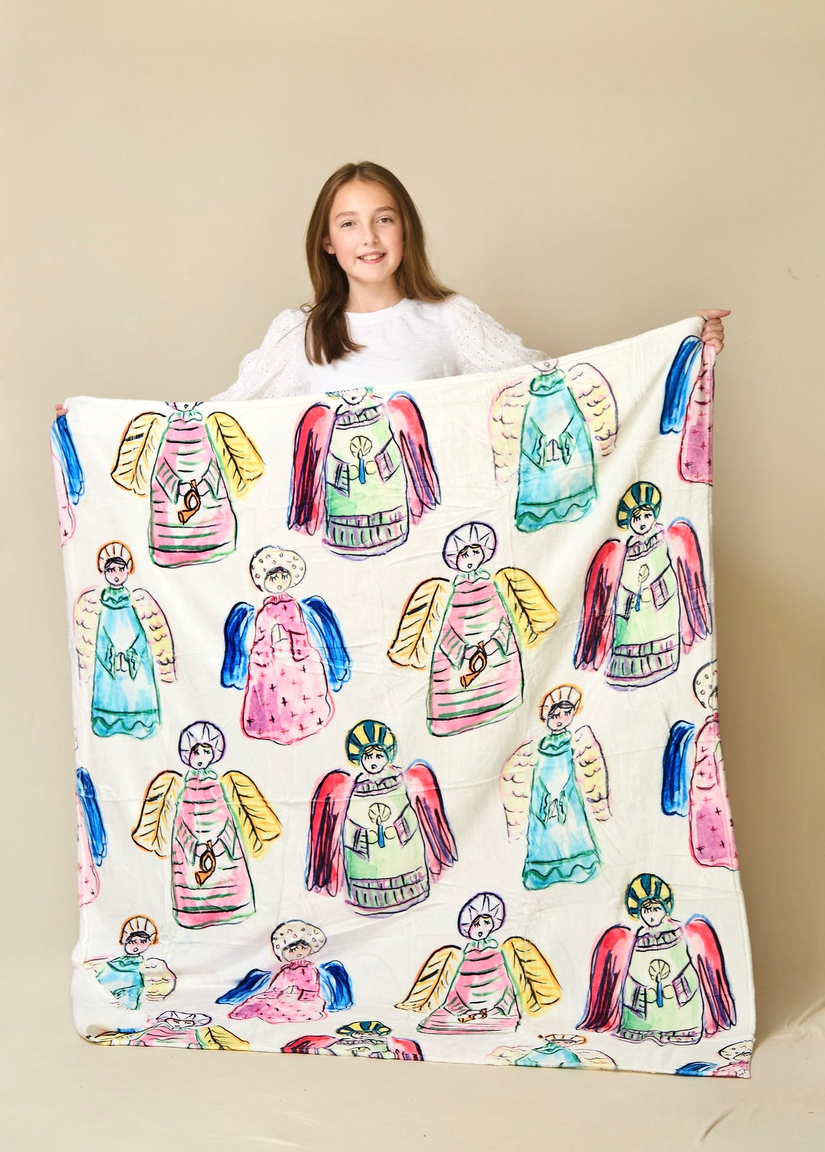 Angel Minky Blanket