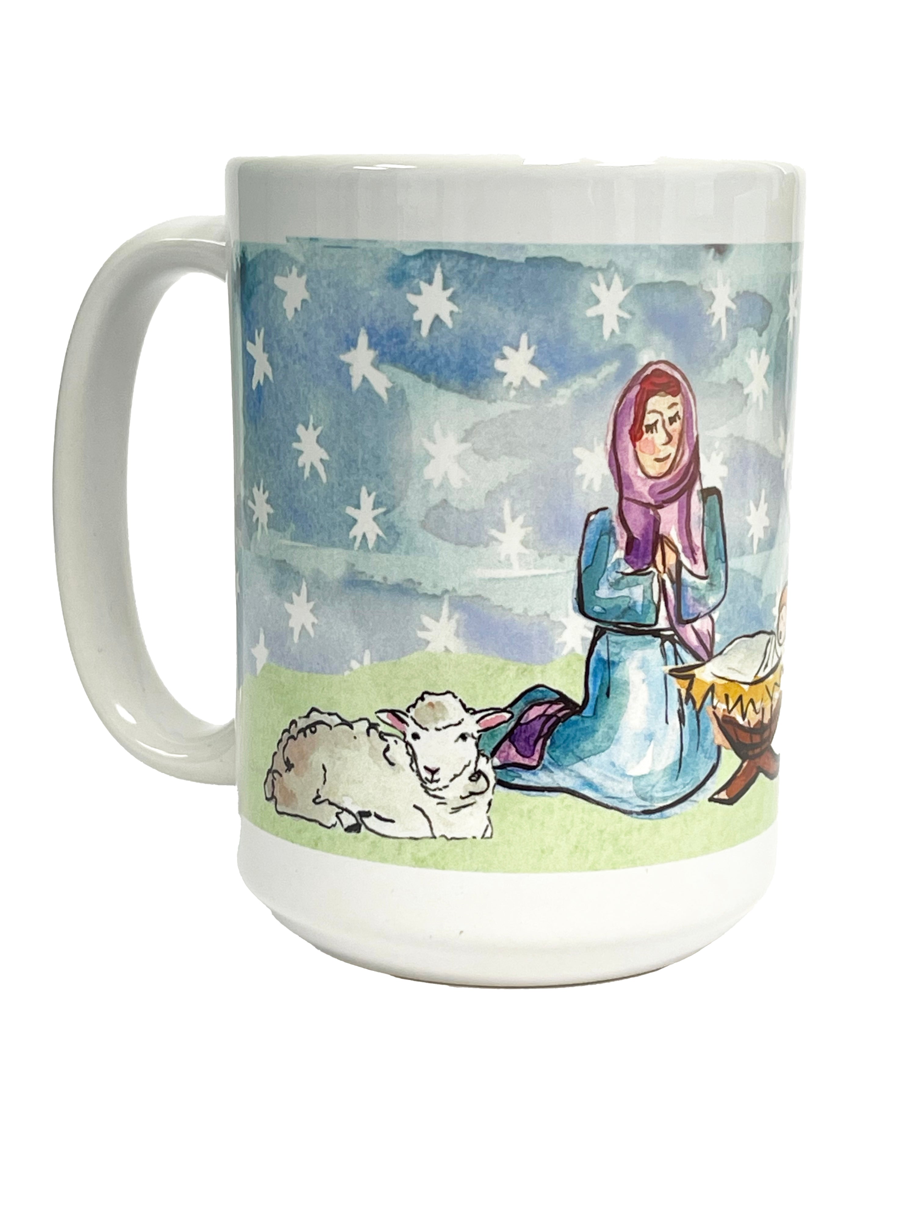 "Nativity Holy Family" Holiday Mug