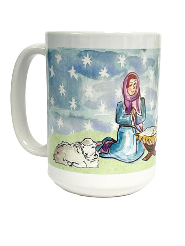 "Nativity Holy Family" Holiday Mug