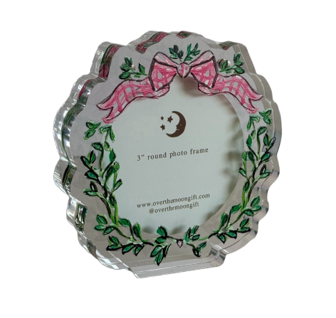 New Baby Acrylic Wreath Frame