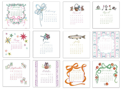 2026 Acrylic Desk Calendar Refills