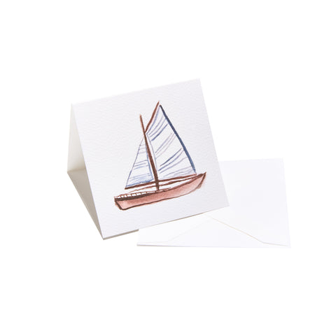 Sailboat Enclosure Card