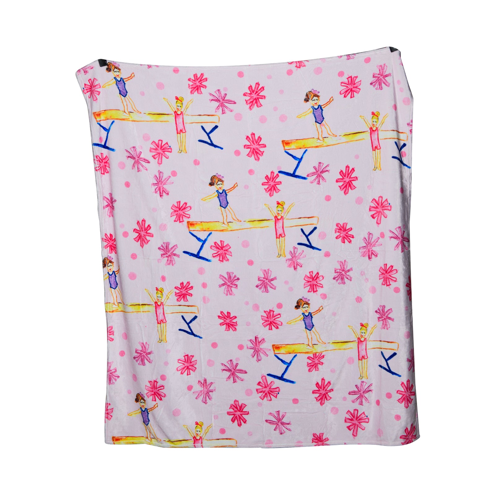 Gymnastics Minky Blanket