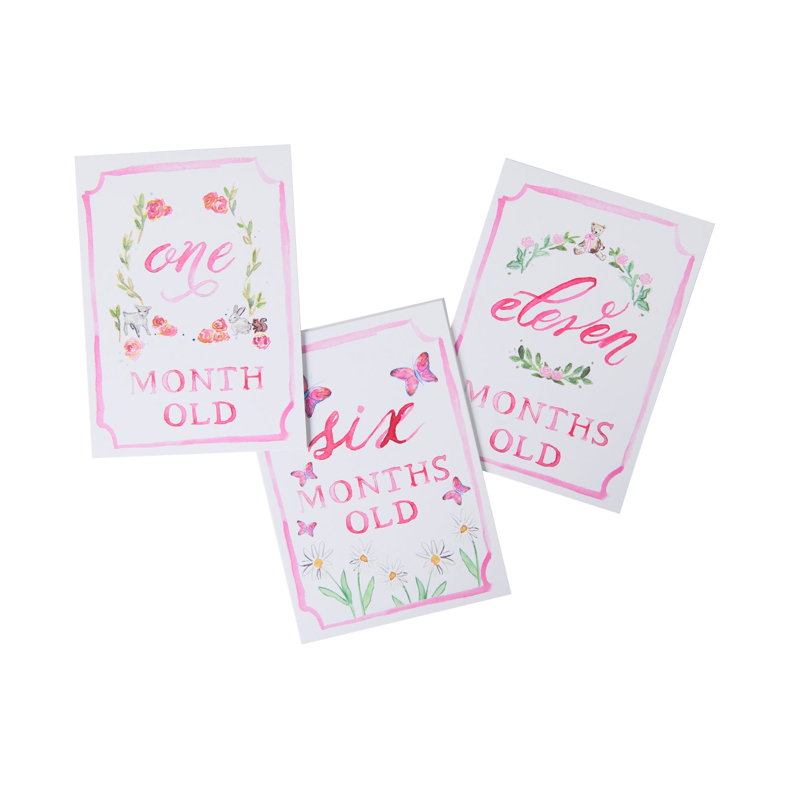Monthly Milestone Card Set