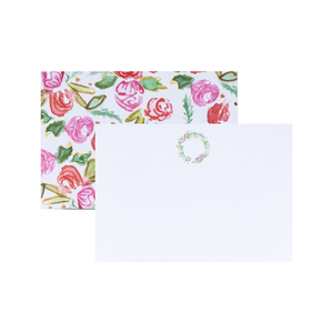 Pink Floral Notecards
