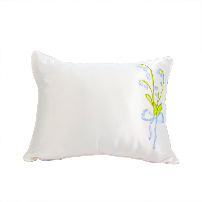 Satin Baby Pillow (10x14) White