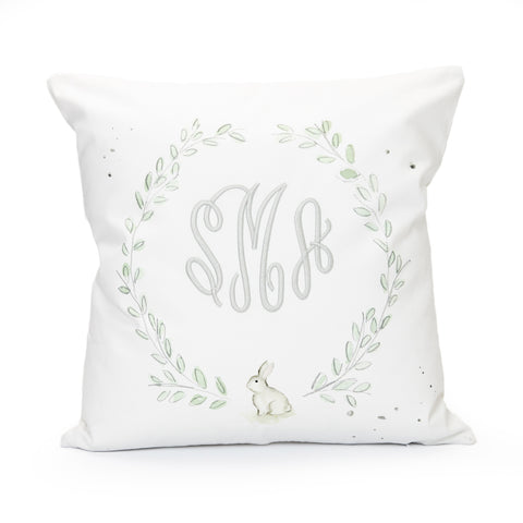 Laurel Wreath with Bunny Pillow