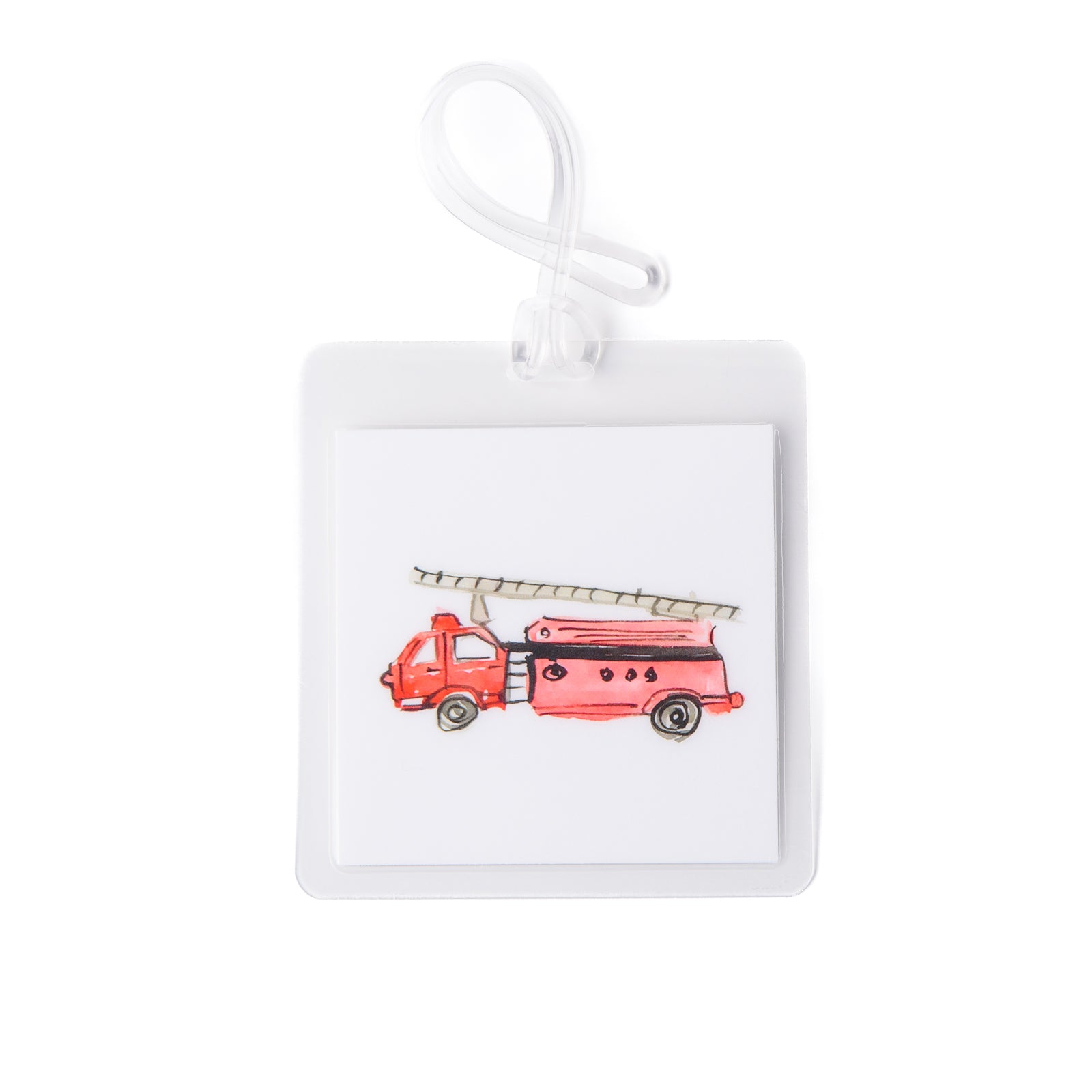 Firetruck Bagtag