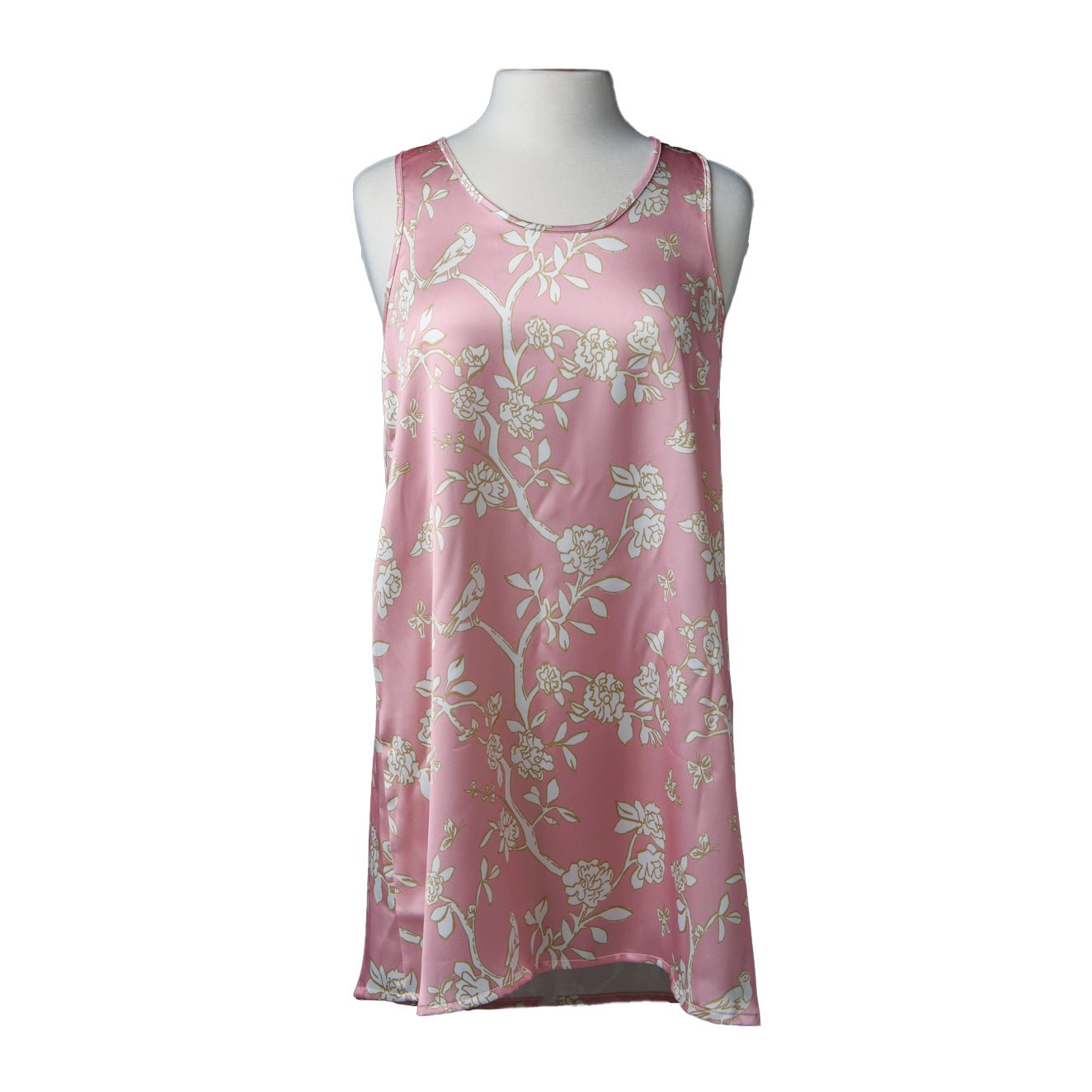 Chinoiserie Printed Satin Loungewear