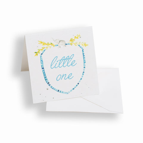 "Little One" Enclosure Card (blue)