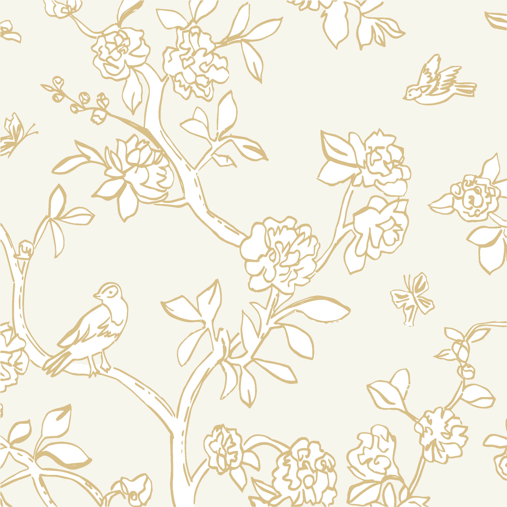 Chinoiserie Print Pillow