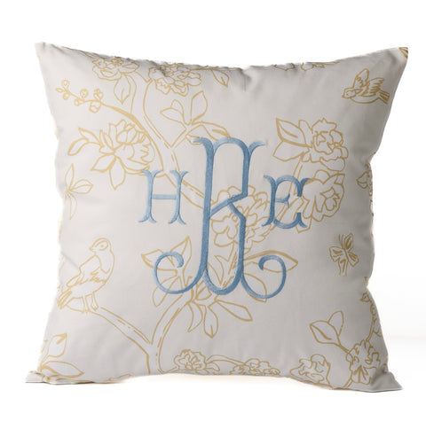 Chinoiserie Print Pillow