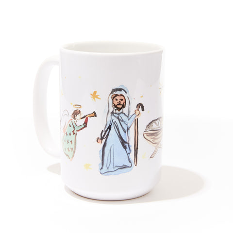 "Nativity Character" Holiday Mug