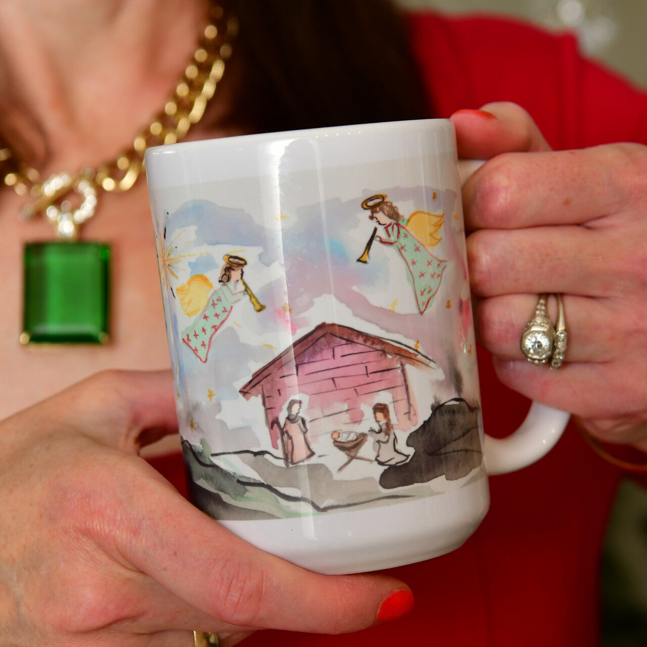 "Nativity Scene" Holiday Mug