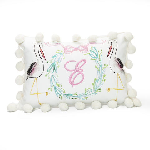 Stork Lumbar Pillow
