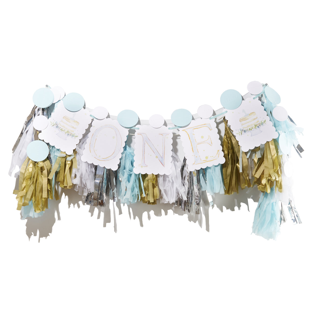 "ONE" Birthday Highchair Banner Kit