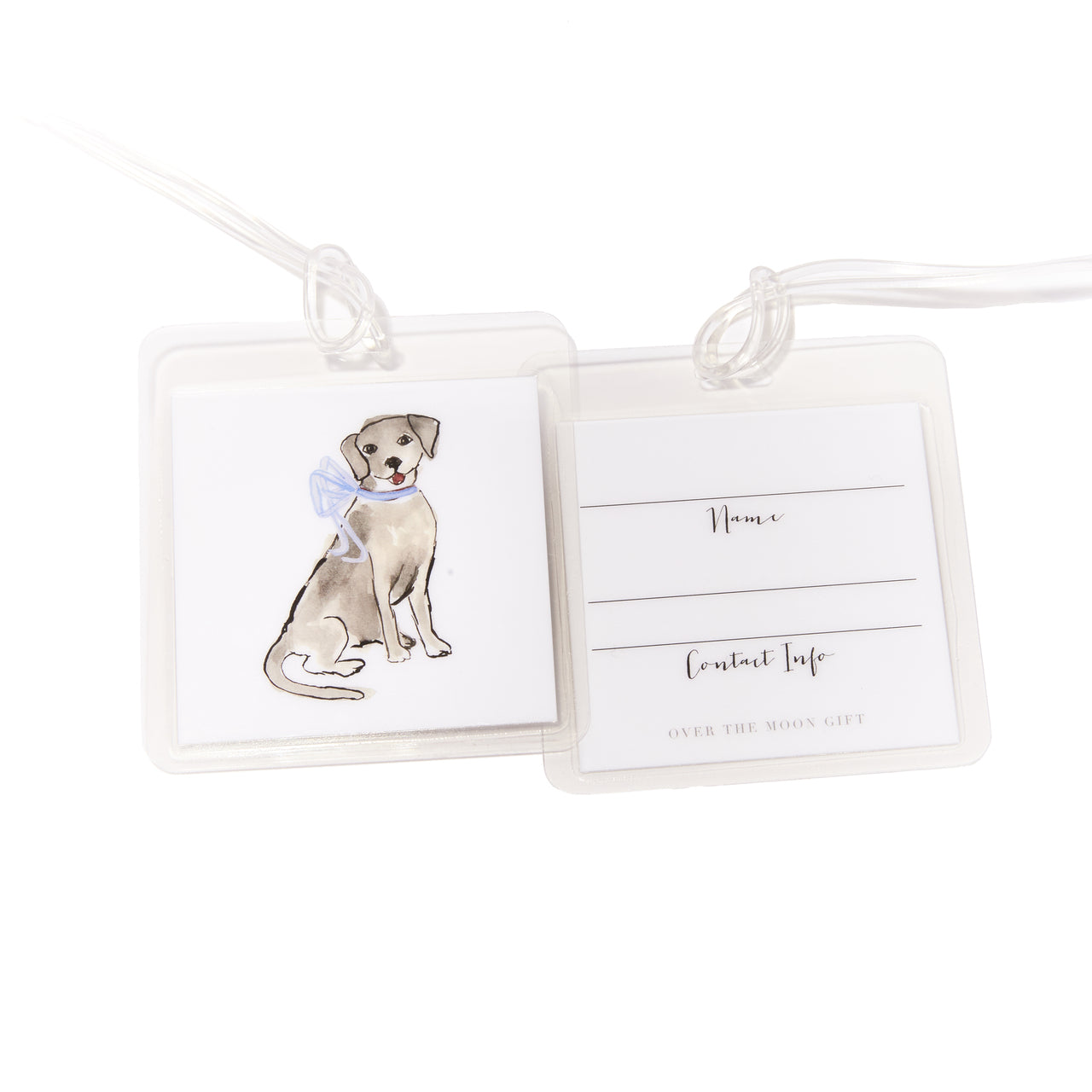 Yellow Puppy Dog Bagtag