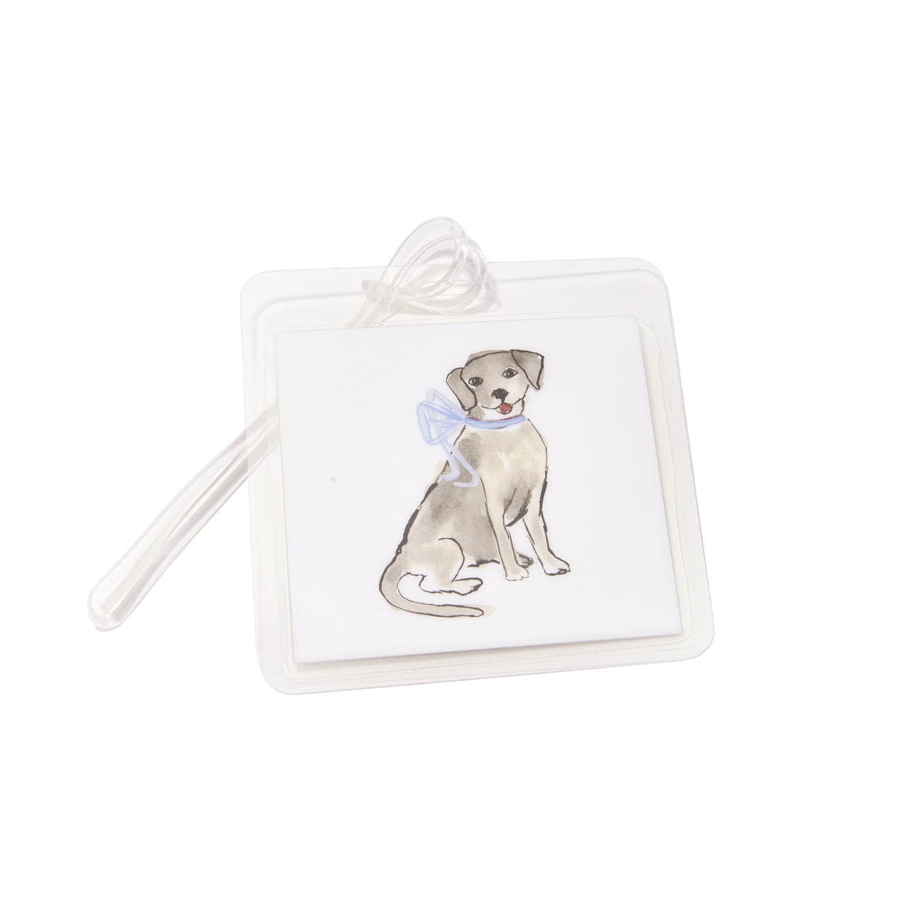 Black Puppy Dog Bagtag
