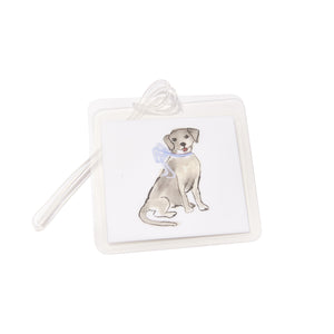 Black Puppy Dog Bagtag