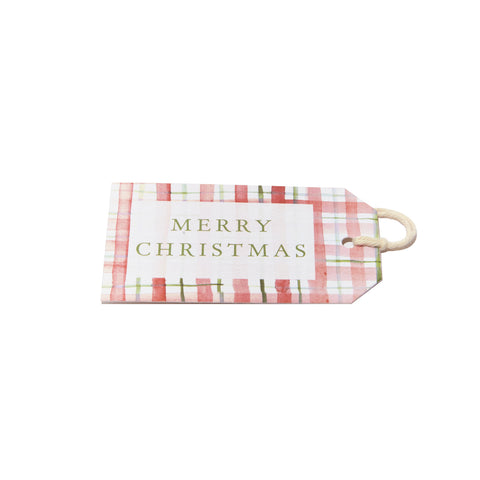 "Plaid" Holiday Gift Tag Set