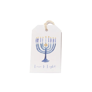 "Menorah" Holiday Gift Tag Set