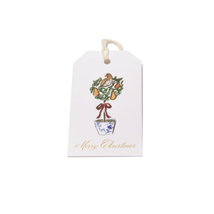 "Partridge and a Pear Tree" Holiday Gift Tag Set