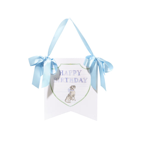 "Happy Birthday" Puppy Dog Hanger