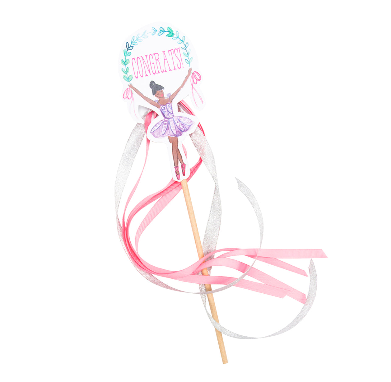 CONGRATS Ballerina Wand