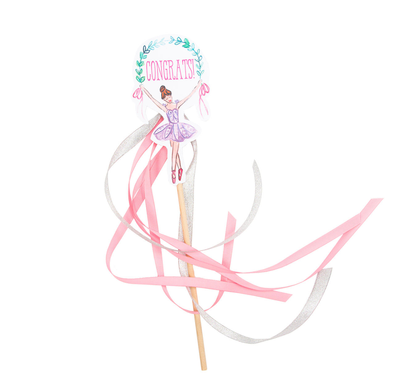 CONGRATS Ballerina Wand