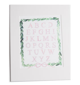 ABC's Nursery Print