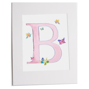 Pink Letter Print
