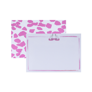 Pink Ceramic Dog Notecards